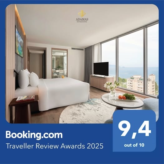 GIẢI THƯỞNG TRAVELLER REVIEW AWARDS 2025 CỦA BOOKING.COM
